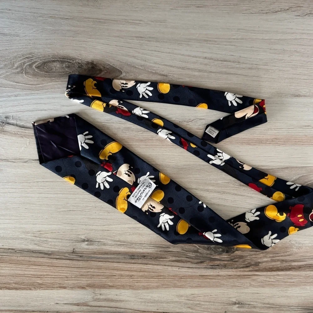 Vintage Disney Mickey Mouse Tie | Rudy Cervantes Los Angeles | 59” Novelty Tie